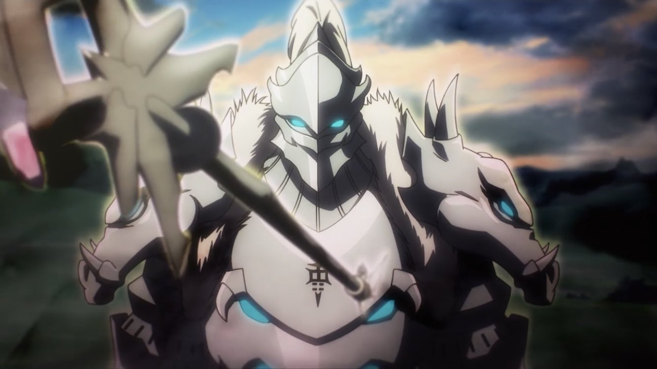 Hide アニメ垢はフォロバ オーバーロード 4期 11話 Overlord Anime 朱の雫のアズスが使ったチェインドラゴンライトニングは第七位階魔法で人間が使える領域を超えている それを子供扱いするアルベドの強さが光る アインズを追い詰めたアガネイアも強いな