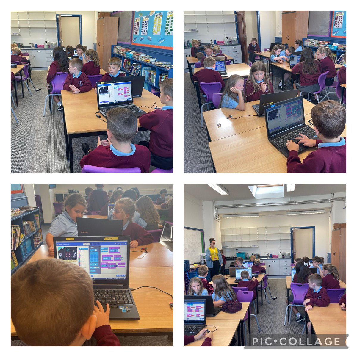 YsgolGynLlanrug's tweet image. Blwyddyn 3 a 4 wedi cael diwrnod creadigol yn codio. Diolch i Lois o TechnoCamps am y profiad gwych! @TechnoCamps_Bu #creadigol #codio