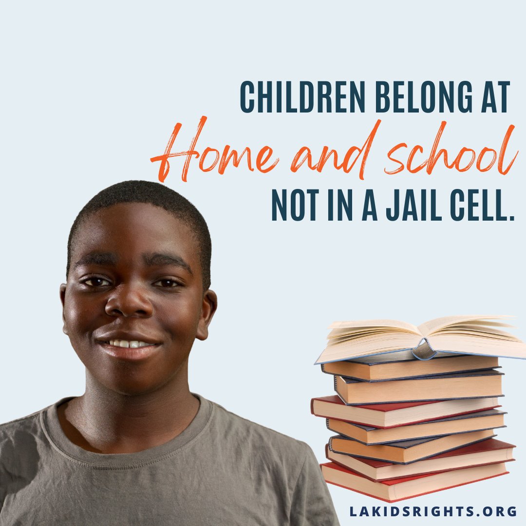 The legal system does more harm than good: it disconnects youth from their families and schools, subjects them to the trauma of incarceration, and makes them more likely to offend in the future.

Children belong at home, in their communities, and in school.