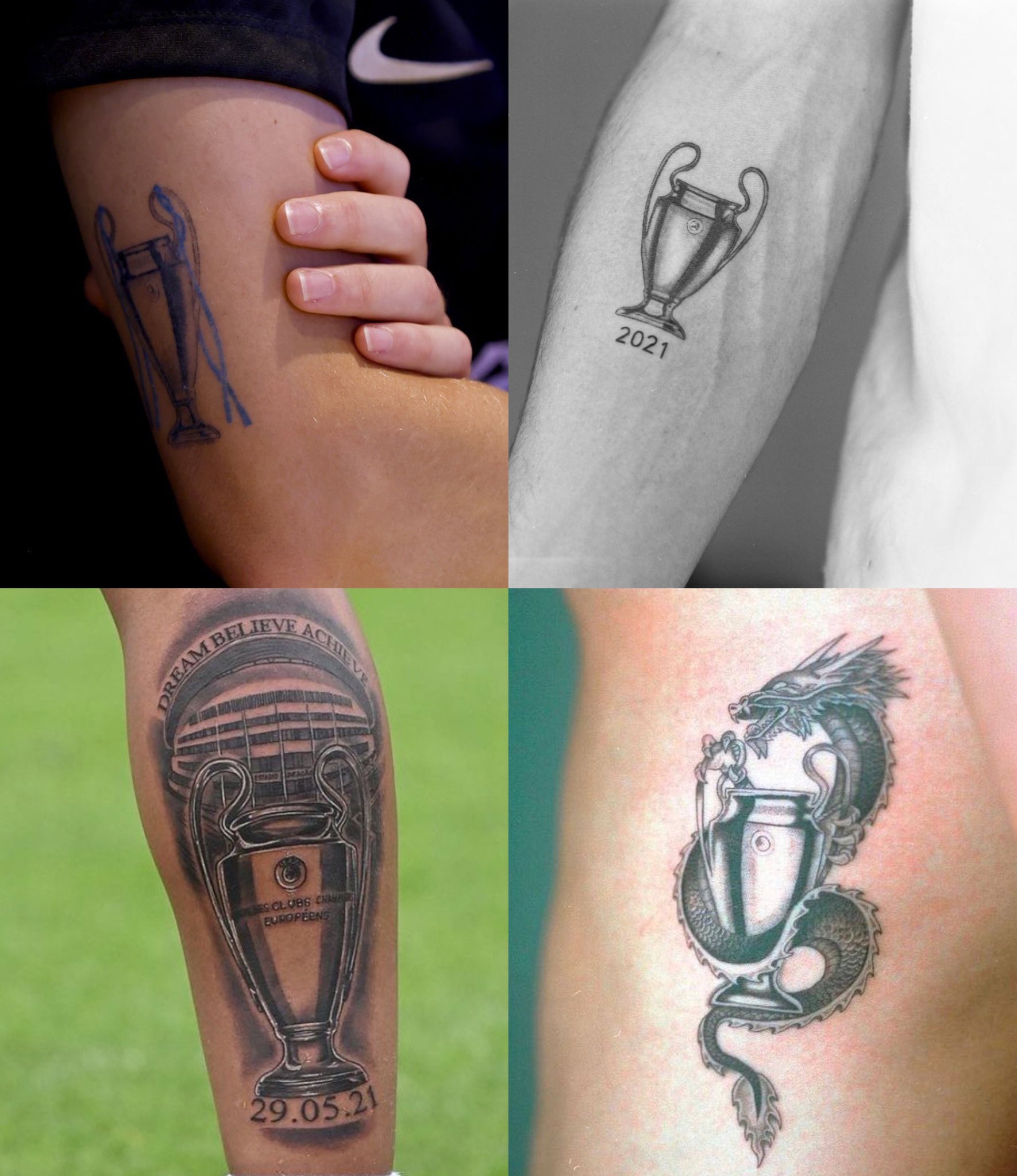 Reece James shows off glorious Champions League trophy tattoo  We Aint  Got No History