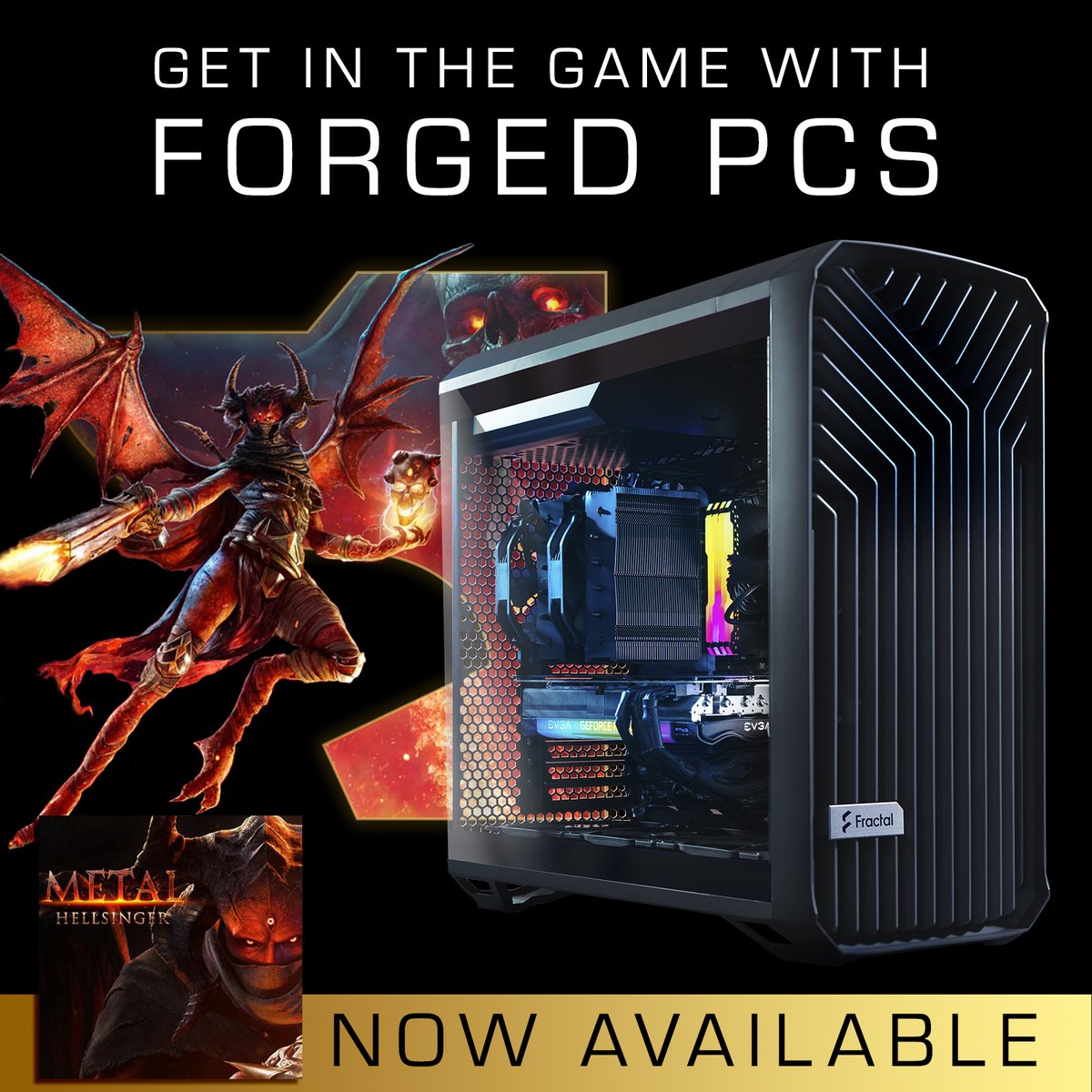 ForgedPCs's tweet photo. Metal Hellsinger is now available! Who's playing? #forgedpcs #MetalHellsinger https://t.co/RJomtz0kLN