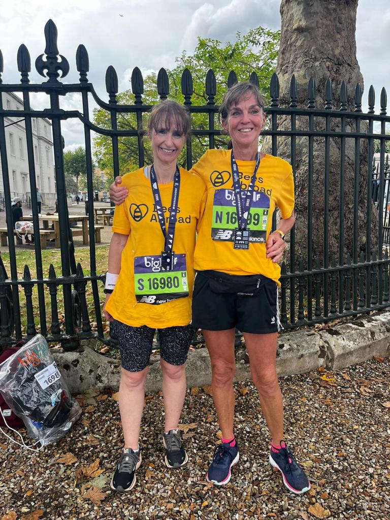 BeesAbroad's tweet photo. Congratulations James, Kay & Suzanne! Our 3 fabulous fundraisers ran @OfficialBigHalf on the 4th of September in support of @BeesAbroad. A huge thank you for taking on a challenge and helping to create beekeepers for life. #fundraising #bees #beekeepers #beekeepingprojects https://t.co/wGkTDH23k2