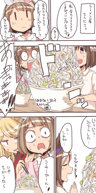 ユキノビジン、シチーガールを見る #ウマ娘 