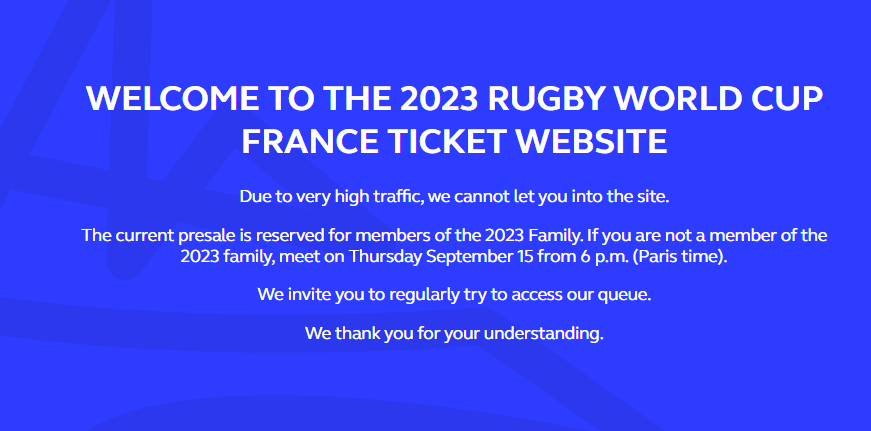 wotton38's tweet photo. @France2023 I thought I was part of the family!! I've been trying and failing to get tickets since March 2021!?! https://t.co/AFj9G1obwV