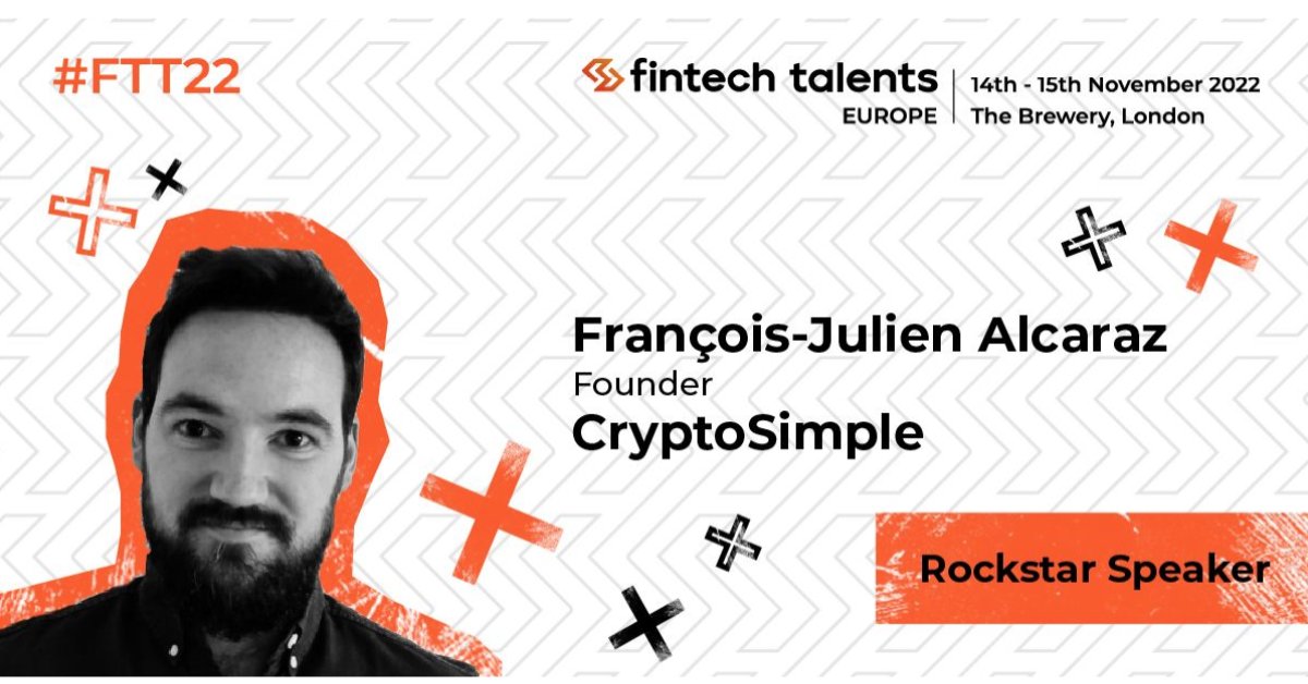 We're happy to announce our CEO @hefgi will be a rockstar speaker at @FintechTalents for a discussion highlighting industry problems from a wide range of financial services.

More info here: ow.ly/JVVB50KIbRt

#CryptoSimple #FTT22 #FTTBSOC #FID #FintechTalents