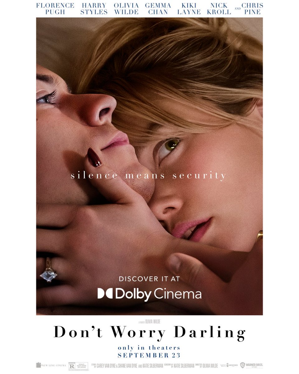 🎬| Don't Worry Darling'in yeni posteri yayınlandı!