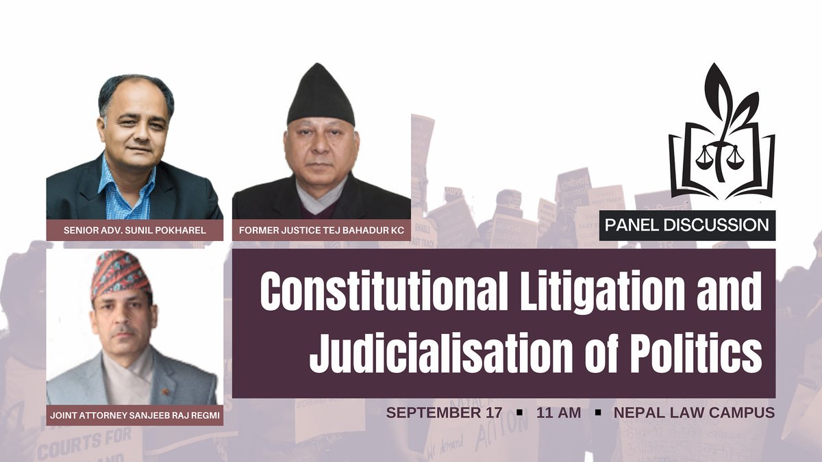 paluwapleaders's tweet photo. We're discussing the Judicialization of Politics and Constitutional Litigation this Saturday with dignitaries of the legal field.
Join us!! 
To register for the panel discussion, click here- https://t.co/H6vTQ4UbpA
#ConstitutionalMonth
#PaluwaPleaders https://t.co/Jfc9Z4ngXK