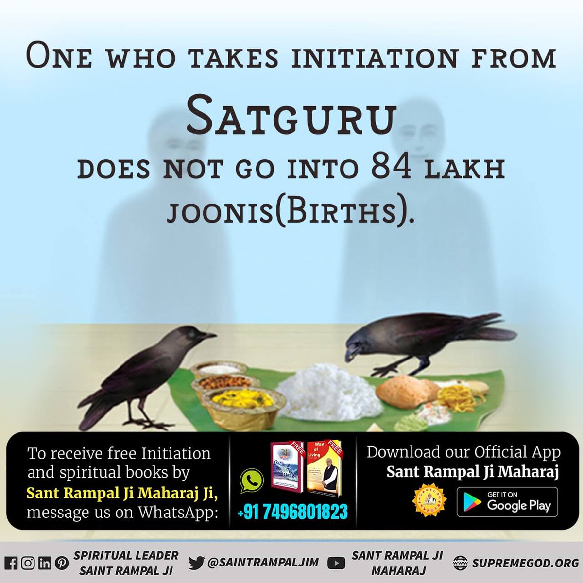 Riya_Sha_rma's tweet photo. ✅ #श्राद्ध_करना_गलतहै ✅😍
Only bhagti of true satguru he helps you to overcome the 84 lack joonis if any doubt please follow @TrueSalvation01 and clear your doubt with proofs .
@SaintRampalJiM
#श्राद्ध_से_उद्धार_है ❌❌ https://t.co/5EijDr3NmI