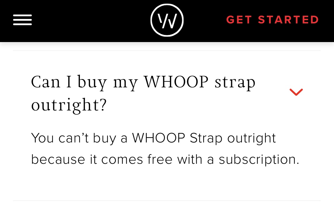 AaronDLuke's tweet photo. @whoop I considered switching to a Whoop after my @ouraring battery stopped holding a charge, but no thanks. I’m tired of subscriptions—especially for hardware. I’ll stick with @ouraring. https://t.co/wSDUwwYcWO