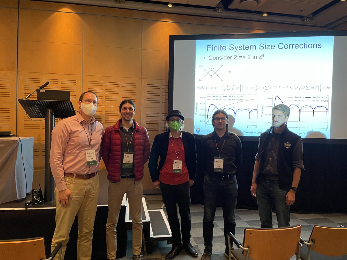 rothkopfAK's tweet image. Really interesting hot &amp;amp; dense nuclear matter session at #INPC2022 today. Excellent speakers: J. Weber (@HumboldtUni) #latticeQCD, G. Jackson (@UW) #energyloss, D. Firak (@stonybrooku) #smallsystems, W.A. Horowitz (@UCT_news) #jets #regularization. A pleasure to chair! @NRF_News