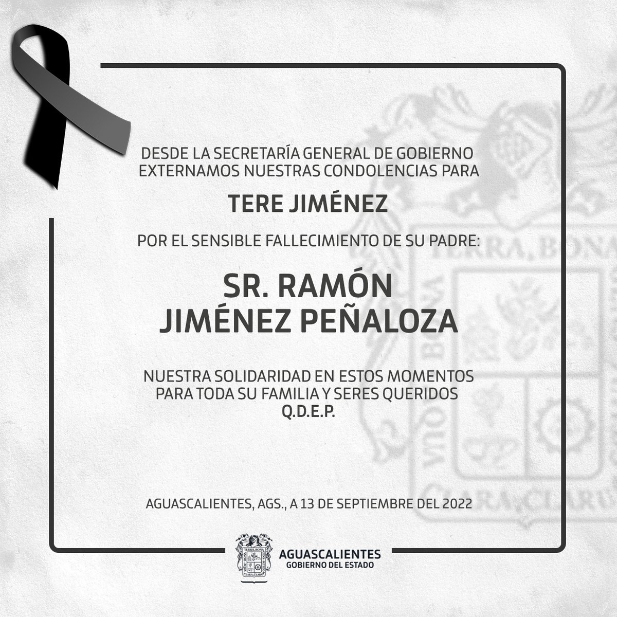 Lamentamos mucho esta situación, envíamos un abrazo sincero a la Gobernadora electa <a href="/TereJimenezE/">Tere Jiménez</a> y a sus familiares.