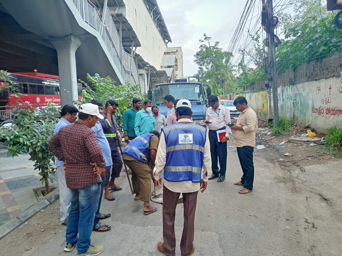 Sir, conducted detailed survey along with  gm-6, dgms, staff for, zero  overflows  on the roads: in  panjagutta x-road area, &amp; cm-camp office road under  somajiguda section,
Dgm/ Div-VI. <a href="/KTRTRS/">KTR UPDATES</a> <a href="/arvindkumar_ias/">Arvind Kumar</a> <a href="/MDHMWSSB/">K Ashok Reddy, IAS</a>