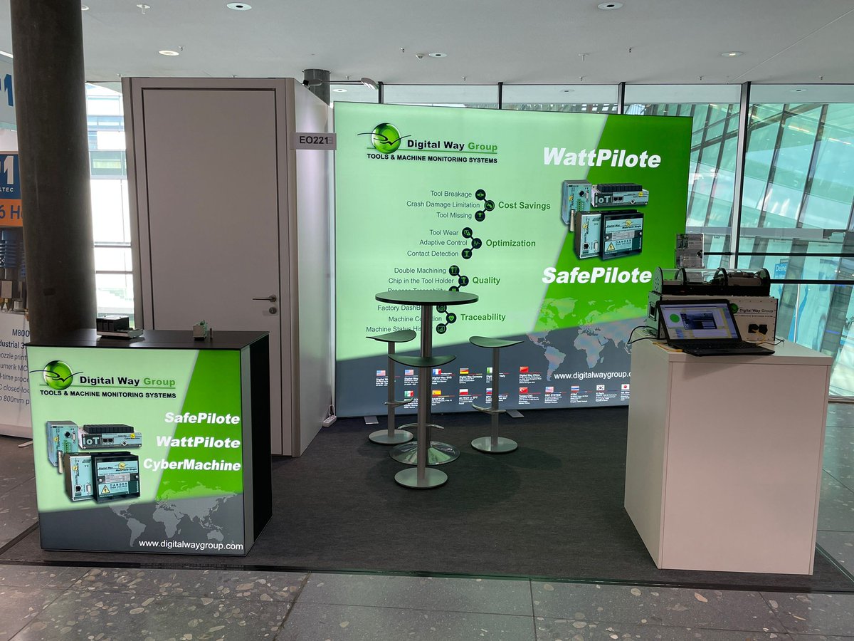 DigitalWayGroup's tweet photo. Besuche uns auf der AMB in Stuttgart
Wir zeigen unsere neuste Überwachungstechnologie WattPilote Revolution mit Leistungs- und Schwingungsüberwachung in einem System.
Verpassen Sie dieses Highlight nicht und besuchen Sie uns auf unserem Stand EO221
#AMB2022
@amb_stuttgart https://t.co/jKj62FDztX