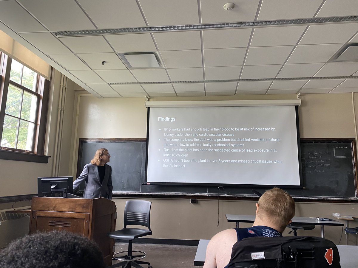 Murray explains his findings of the health effects from the lead pollution. #JOUR200