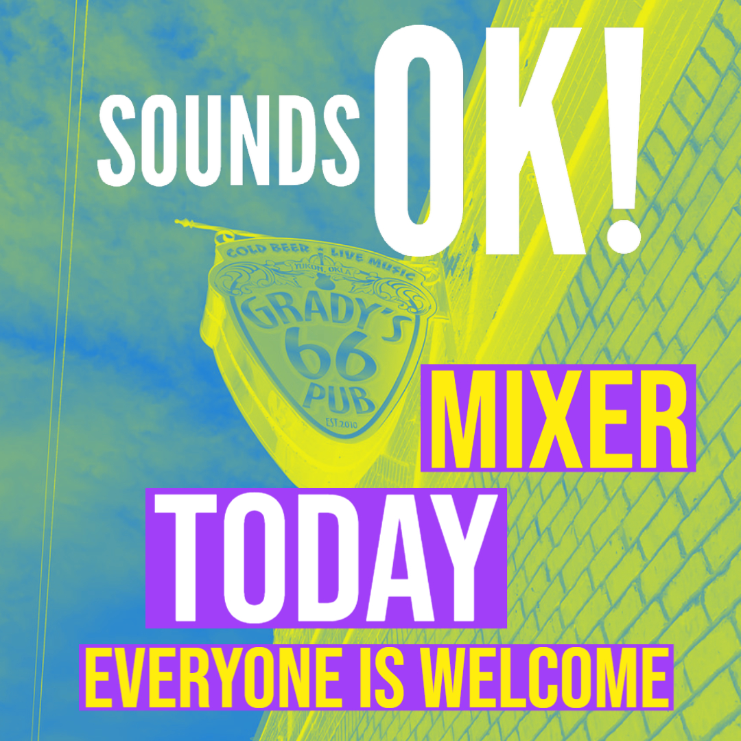 soundsokinc's tweet photo. Join Us TODAY at @Gradys66Pub for the @soundsokorg Mixer from 6-8pm
@_smithmusic will be onsite
Connecting Music Industry Professionals in Oklahoma!
Everyone is Welcome
444 W Main St, Yukon, OK 73099
#OklahomaMusic #LocalMusic #OK #Aug09 #Gradys66Pub #SoundsOKorg #OKC #Yukon https://t.co/4Vq0pc6bxb