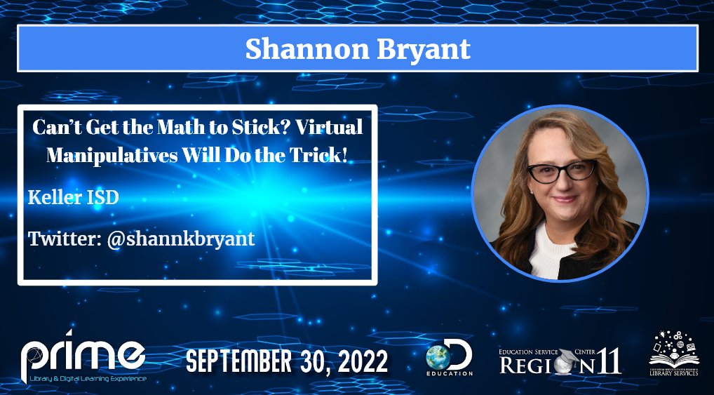 Check out my Prime session! <a href="/ESC11Library/">ESC Region 11 Library Services</a>