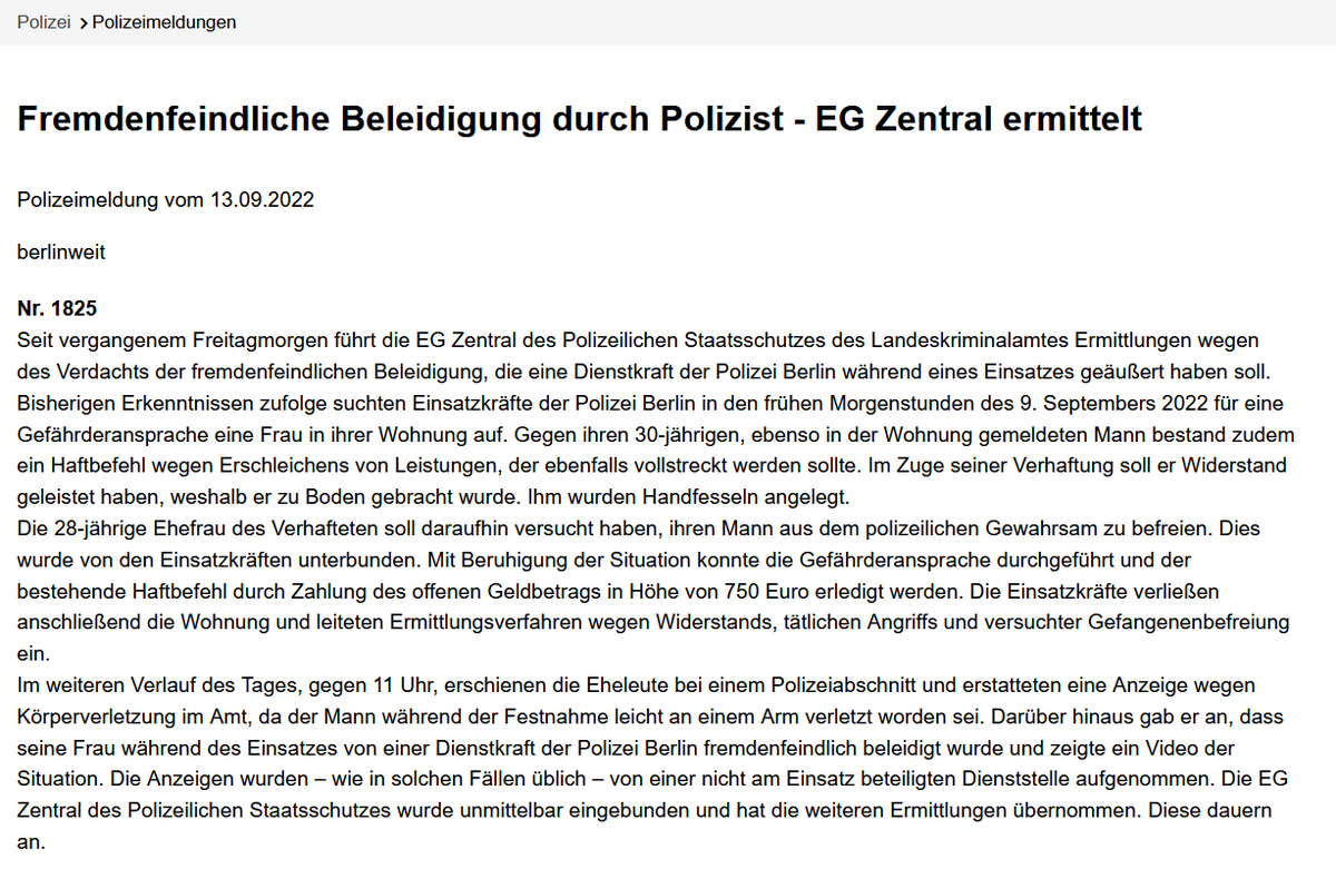 HSB_Forum's tweet photo. Hahaha, kennt ihr die Geschichte vom Hornberger Schießen?
Während die @polizeiberlin hier so plakativ feierliche Statements schreibt, dürfen deren #Twittercops und #Instacops munter weiter machen mit rassistischer, xenophober und queerfeindlicher Shise und den Aufstand planen. https://t.co/L5Iv3TekZX