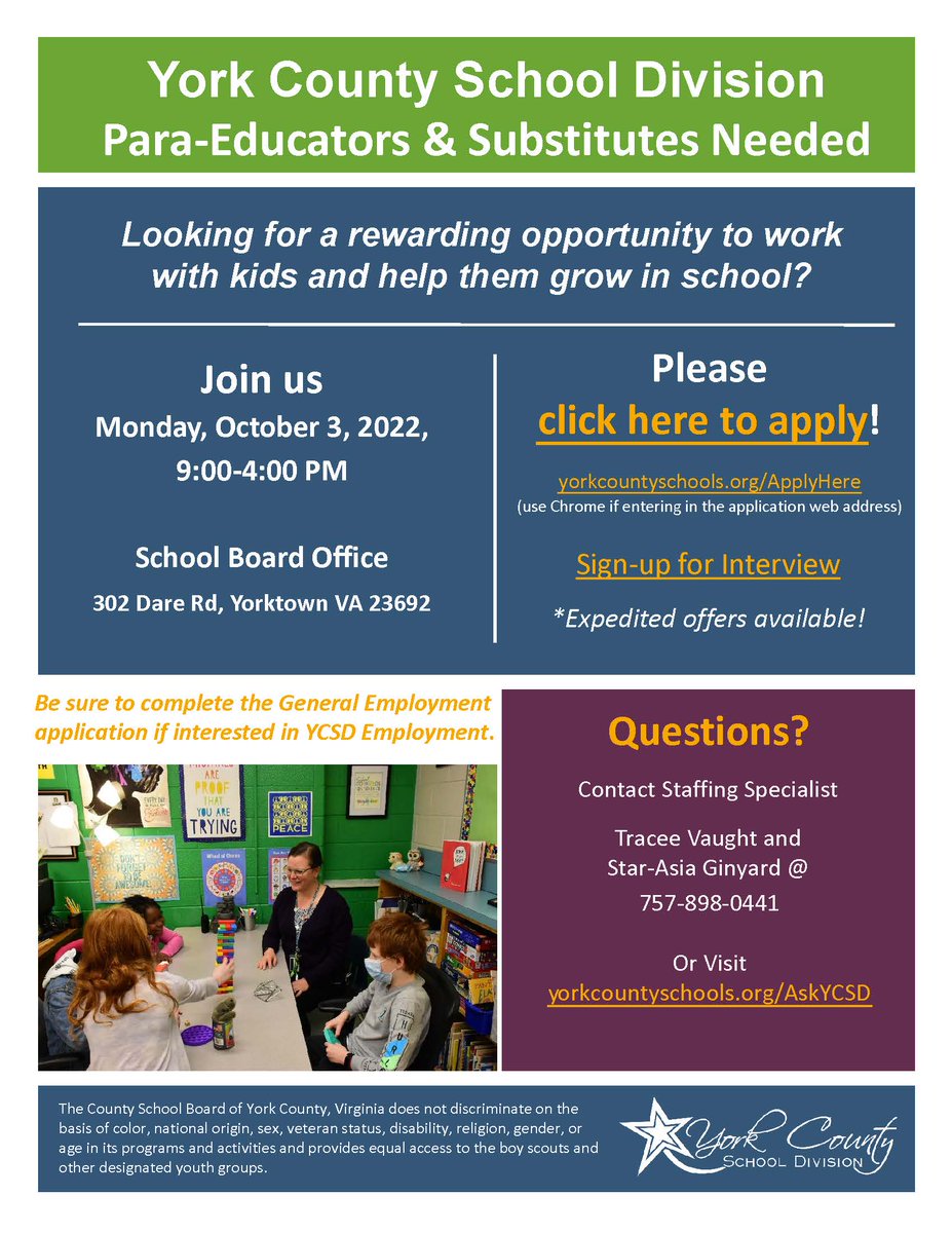 York County School Division tweet media