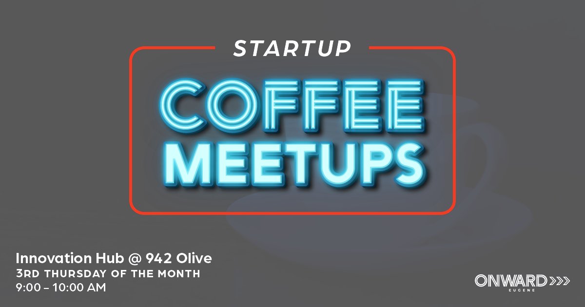 ☕️ Entrepreneurs come down to 942 Olive St. this Thursday for Startup Coffee Meetup. No registration needed; just drop by for hot coffee and cools convos.