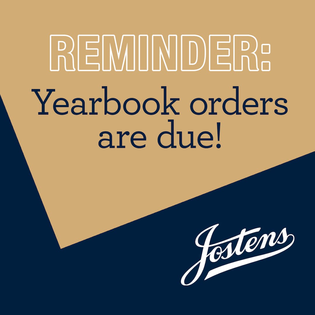 Prices for yearbook are about to go up! You have until September 16th to order your yearbook at the LOWEST price all year! Get yours today!