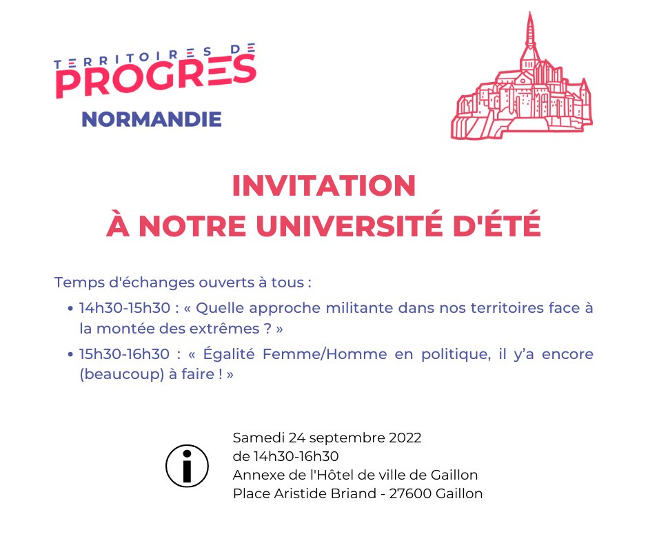 Territoires de Progrès #Normandie tweet media