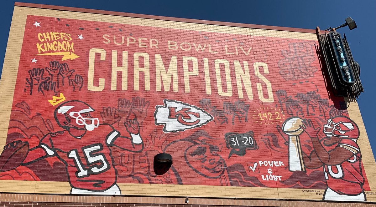 Good Morning Kansas City!
📍Kansas City Power and Light District  ☀️ 🏈