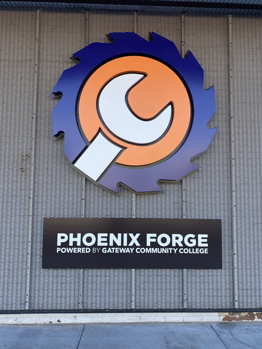 gwccprez's tweet photo. Celebrating the Grand Opening of the @mcccd’s @PhxForge Makerspace powered by @gatewayaz! https://t.co/NYPYp3TwgS