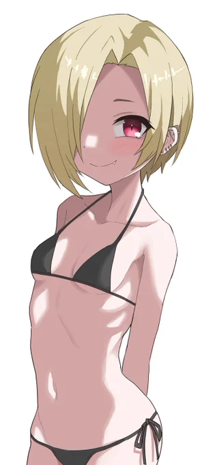 黒ビキニ小梅ちゃん 