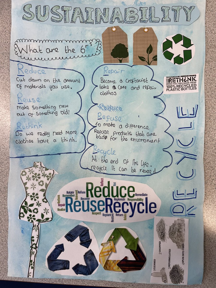 MrsWoodTextiles's tweet photo. Fantastic start to Year 8 Sustainability in Textiles! Well done Lola and Annabelle for creating such beautiful work 👏👏 @SummerhillSch https://t.co/NEhFsctNsR
