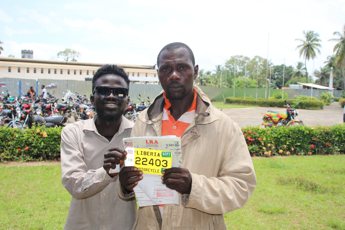 liberia_revenue's tweet photo. The LRA &amp; MOT are partnering to make it easier for motorcycle &amp; tricycle owners &amp; riders to register and get their license plates on the spot. 
Venues include MOT, Paynesville City Hall, NTA, &amp; LRA One Stop Shop @ the Ministerial Complex. 
#PayTaxesWeAllEnjoy I #MovingToBillions https://t.co/RogfjHZf7v