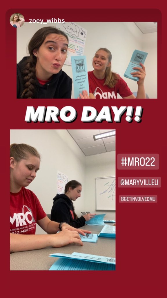MaryvilleU's tweet photo. #MRO22 https://t.co/ixVH3wpDIW