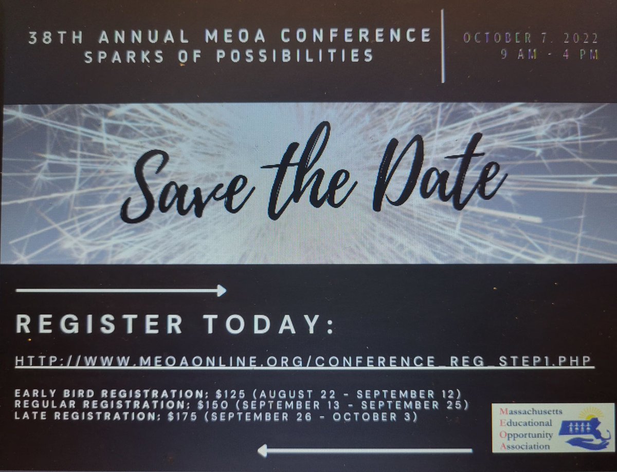 *October 7th, 2022* 38th Annual MEOA Conference #MEOA #sparksofpossibilities