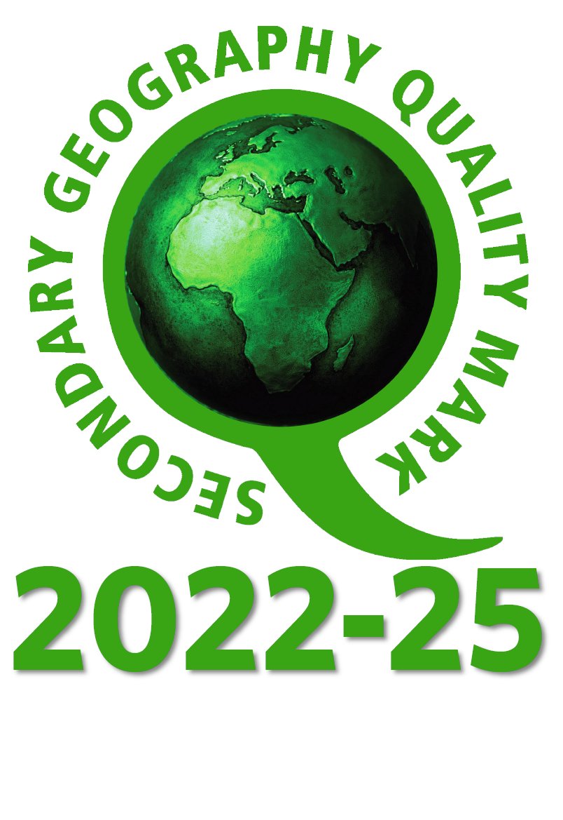 The Geography department is very proud to have been awarded the Secondary Geography Quality Mark by the Geographical Association.  This is a national award. Amazing feedback -  "A clear and shared vision for geography", "creative and engaging",  "plainly flourishing".