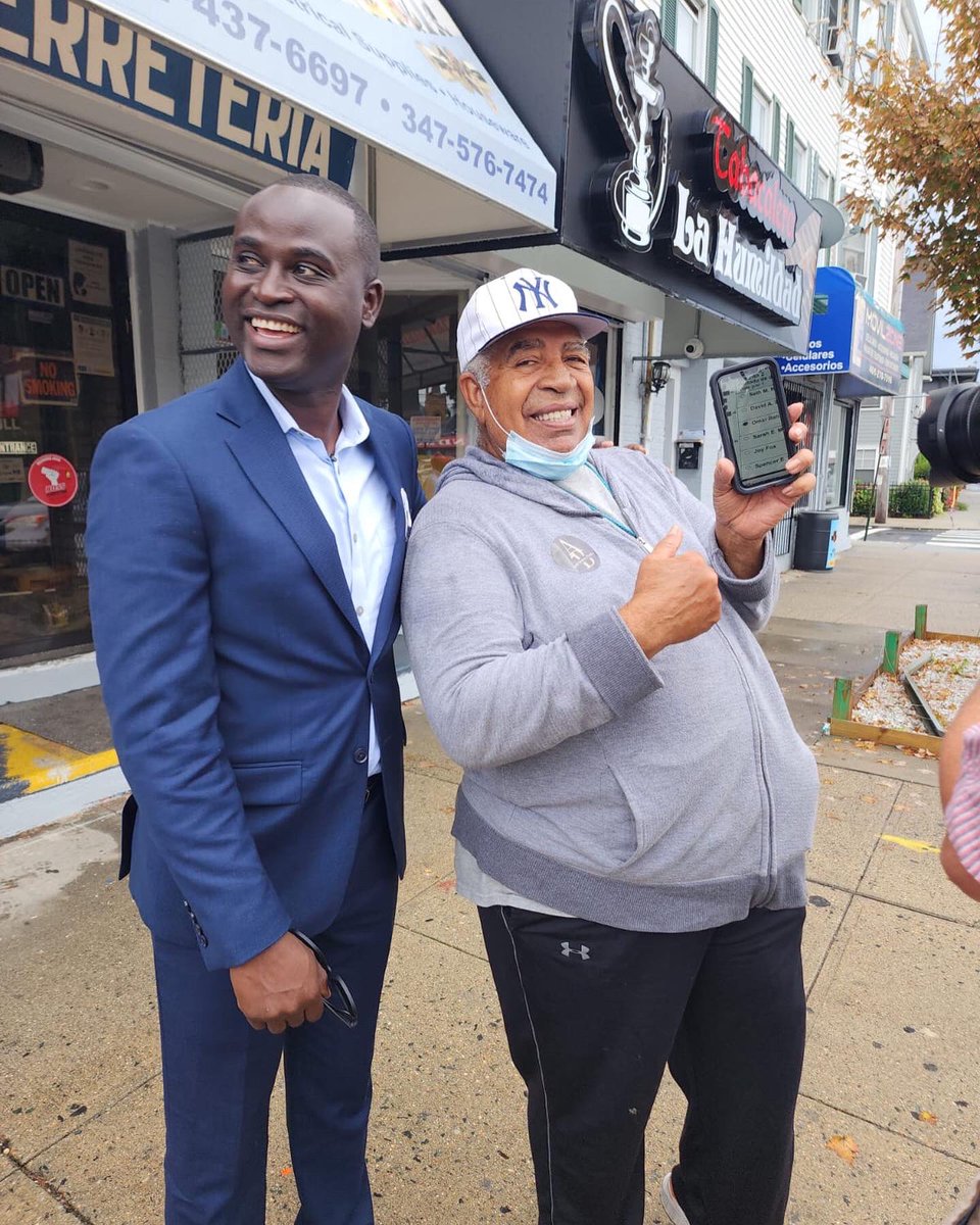 bah_omar's tweet photo. Out at the polls! #DefendtheDream https://t.co/iE2wtRYnAV