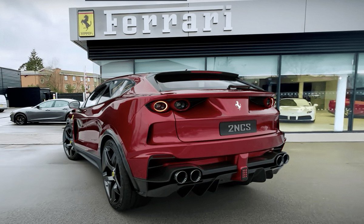 New Ferrari Purosangue SUV revealed today, what do you think? #FerrariPurosangue #Ferrari #SUV #Purosangue