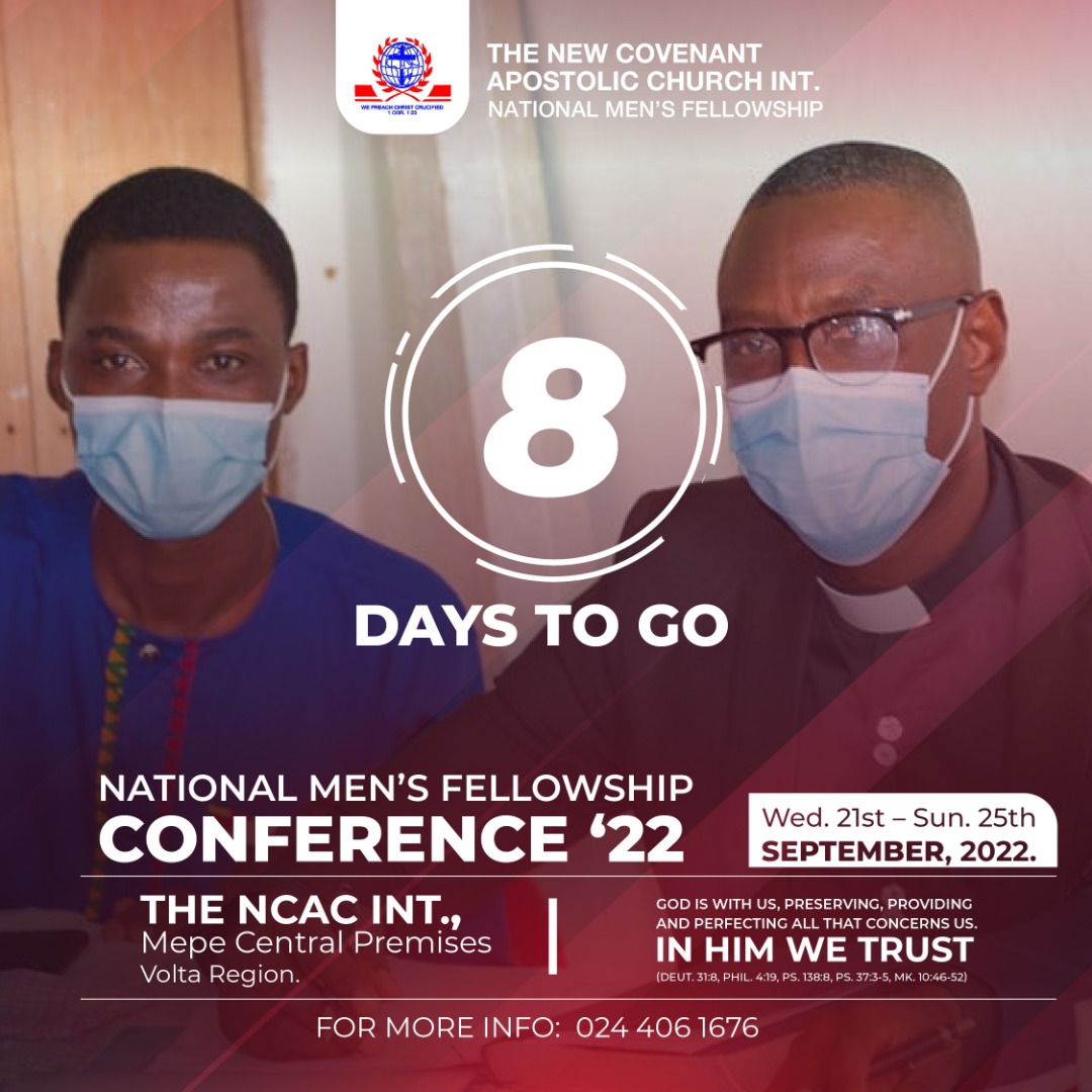 TheNCACI's tweet photo. 8๏ธโฃ days more๐ฅ๐ฅ
The National Mens' Fellowship train is moving to Mepe
๐๐ป๐...Mepe here we come
#InHimWeTrust
#MensFellowship
#TheNCACInt https://t.co/J7DdT1Wvwz