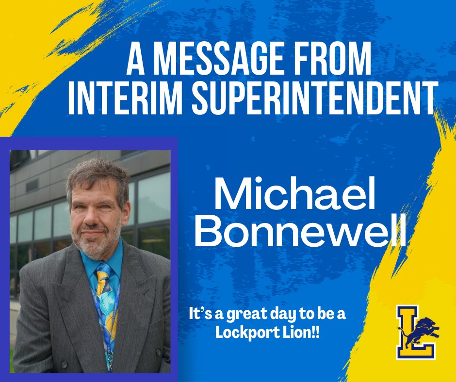 Lockport Superintendent tweet media