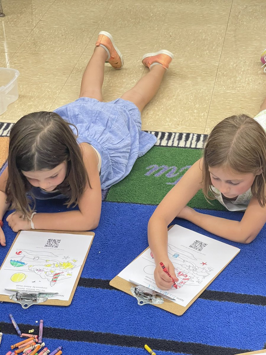 Region6Music's tweet image. 1st graders learned about Antonio Vivaldi and listened to The Four Seasons: Summer. Students can share what they did today with QR enhanced coloring pages! @misscaseyburke @TraKeilty