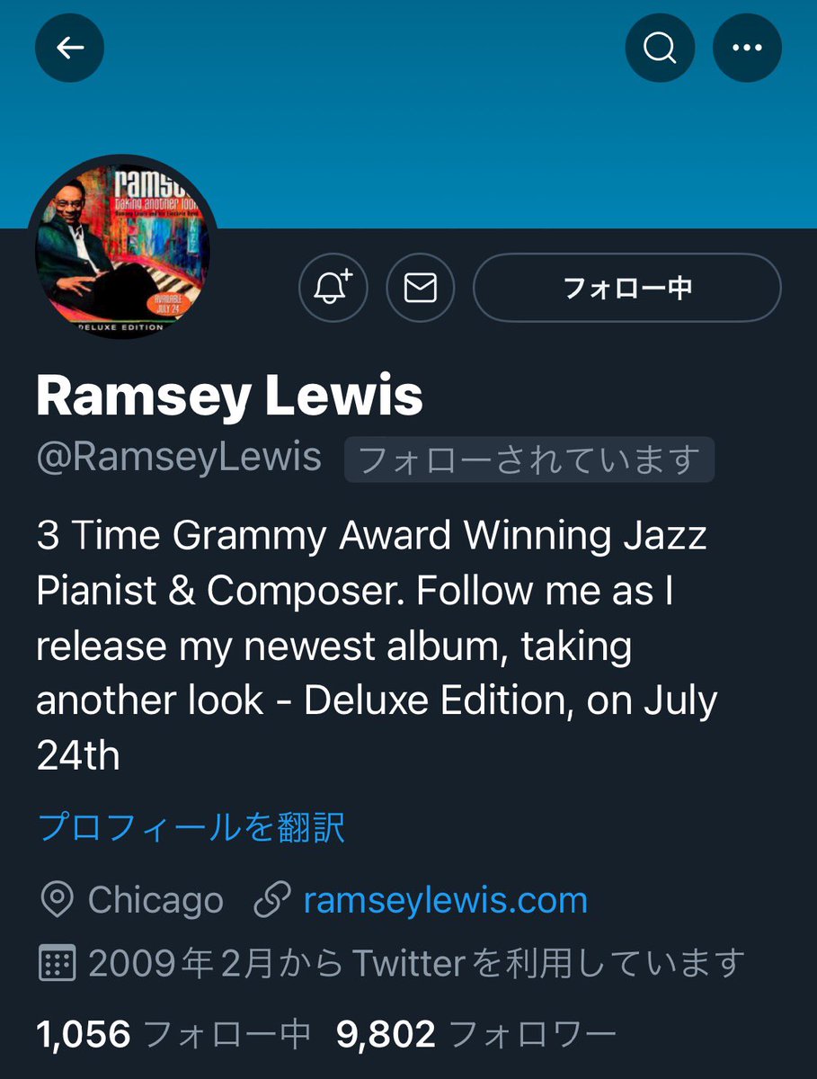 VinylGm's tweet photo. ラムゼイ・ルイスさん、フォローしていただいてました。
R.I.P. https://t.co/9nemyHqQl1