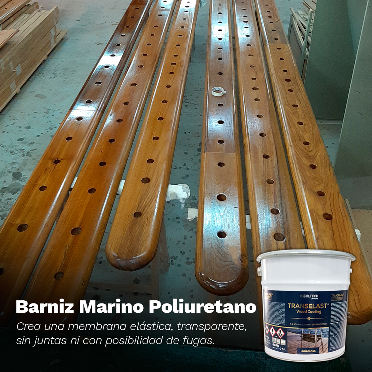 Clean_Sailing's tweet image. El Barniz Marino Coltech Transelast es perfecto para piezas de madera en aplicaciones marinas.
Barniz Marino de Poliuretano, muy resistente a la intemperie, el uso, al agua y a los ambientes húmedos y salinos. 
cleansailing.odoo.com/r/wio