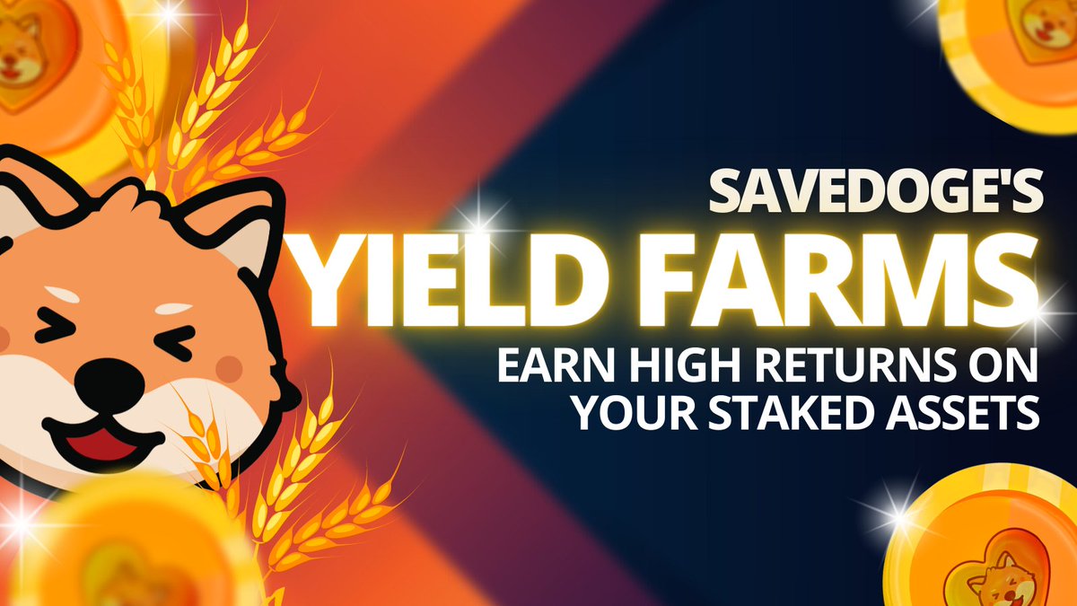 SaveDogeDex's tweet photo. 30% of the profits from our farm deposit fees will go directly to our SaveDoge Dog Shelter Donations, helping thousands of canine friends around the world 🌍

Learn more about our yield farms:
https://t.co/0mM6IC4iDz

#SaveDoge #Doge #DogeChain #Crypto #NFT #DogShelter #DogeCoin https://t.co/Cp0eeTgabu