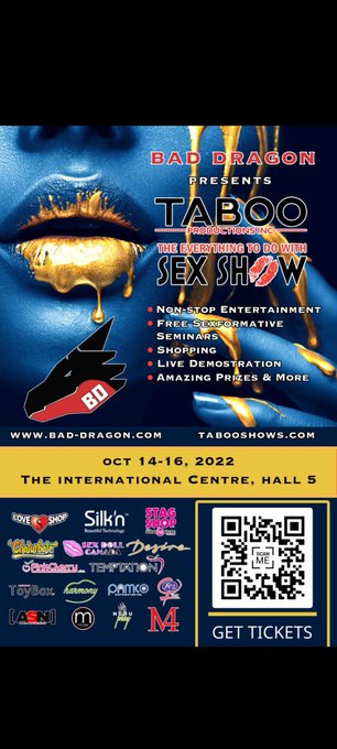 Hey everyone!!  I'll be in Toronto October 14th - 16th @thetabooshow  I'll be at Booth 507 come get a<a href="/tag/mvsales"class="tags"><span>#mvsales</span></a>