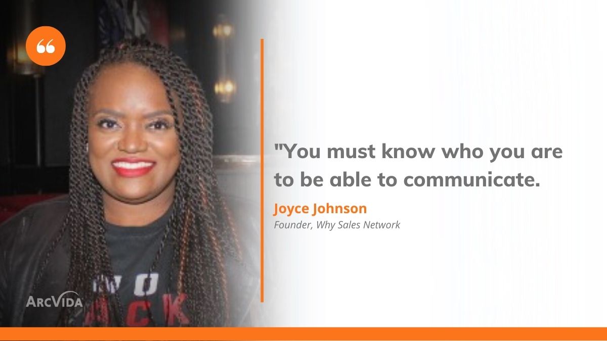 An interview is  your chance to showcase the value you'll bring to a company. Joyce Johnson said it best—"When people ask you about yourself and who you are and your experiences, you really need to understand and be able to communicate those." arcvida.com/Blog/Post/crea…