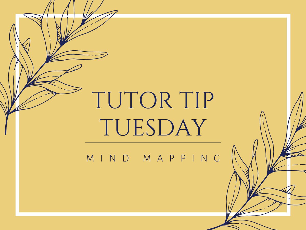 1stPlaceTutor's tweet photo. Today's Tutor Tip Tuesday is to do Mind Mapping! Mind mapping helps you connect various concepts. Doing this exercise can help you figure out what you may need to study more. 
·
·
·
#1stplacetutoring #university #highschool #concepts #study #mindmapping #tutortiptuesday #tip https://t.co/akqKMVoE1T