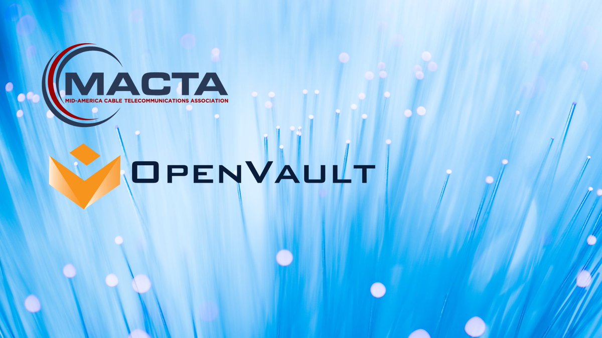 OpenVault's tweet photo. Looking forward to seeing our colleagues and customers in Tulsa, OK at MACTA this week!
https://t.co/1gIvTVKhHC
#MACTA #OpenVault #Cable #Technology #Broadband https://t.co/uX0EtAn1Ep