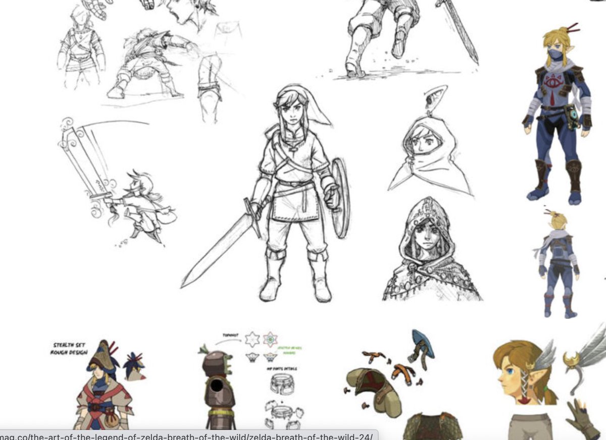 With the new Zelda, `Tears of Kingdom' release, it's time to celebrate and enjoy a sample from `The Art of The Legend of Zelda: Breath of the Wild' in a gallery of Concept Art.

Full Gallery and Details : https://t.co/2W6oPiZFAs 