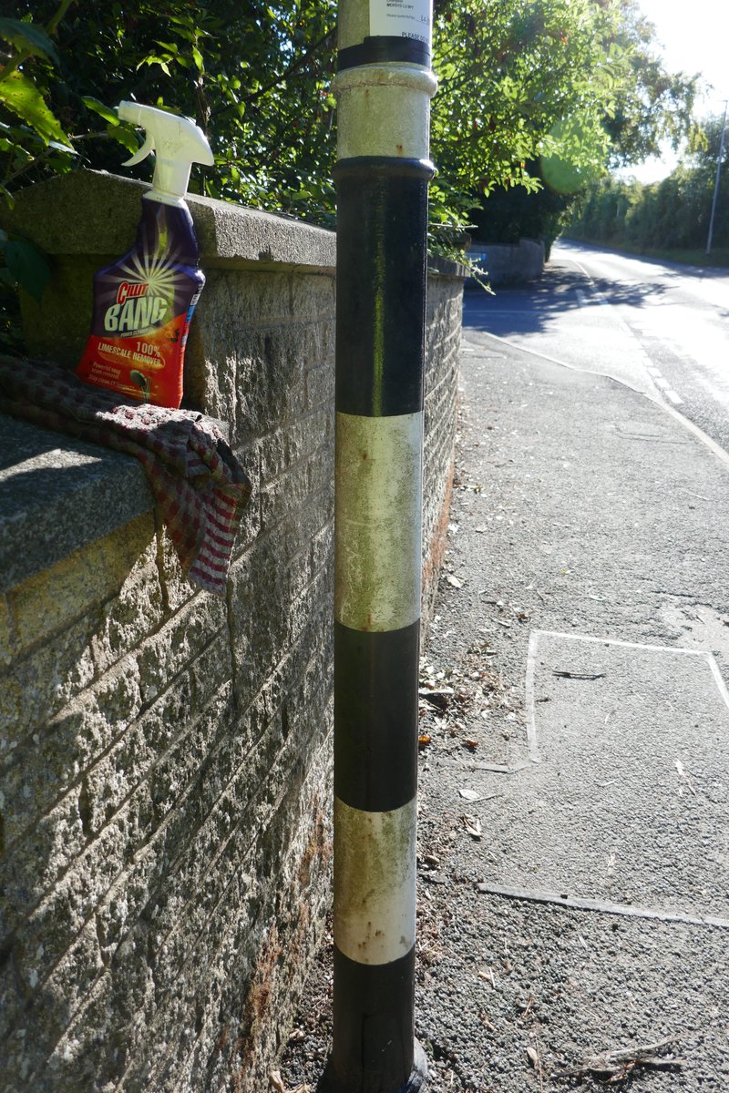 TheLengthsman's tweet photo. Am afraid @OldSignPainter is going to have to restore this lovely signpost in #Ireleth again ~ not helped by BT sticking notices on it and pulling the paint off ! https://t.co/pPCC7rqvz2