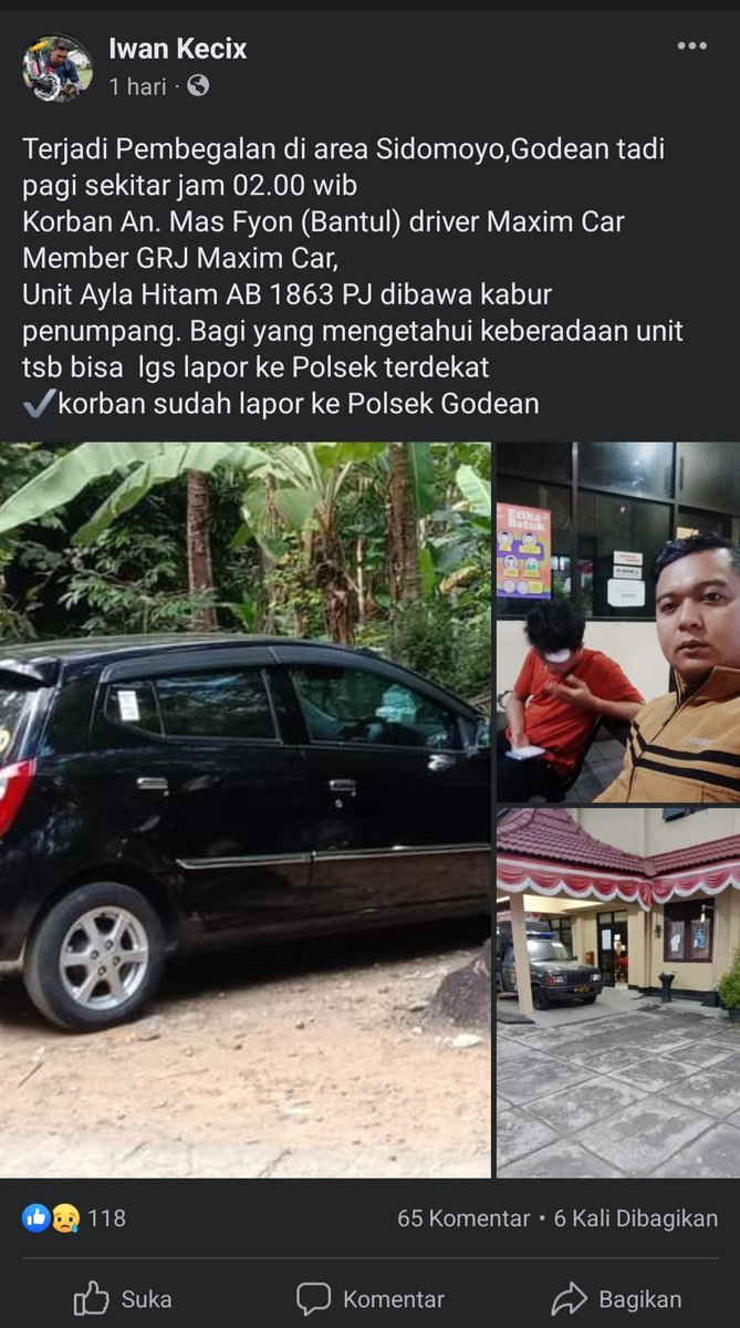 TerorGaib's tweet photo. @Kacennaaaaa @piel_YK nyoo Adi mu begal mobil goblokk Wee https://t.co/wzMZCaQ6AP