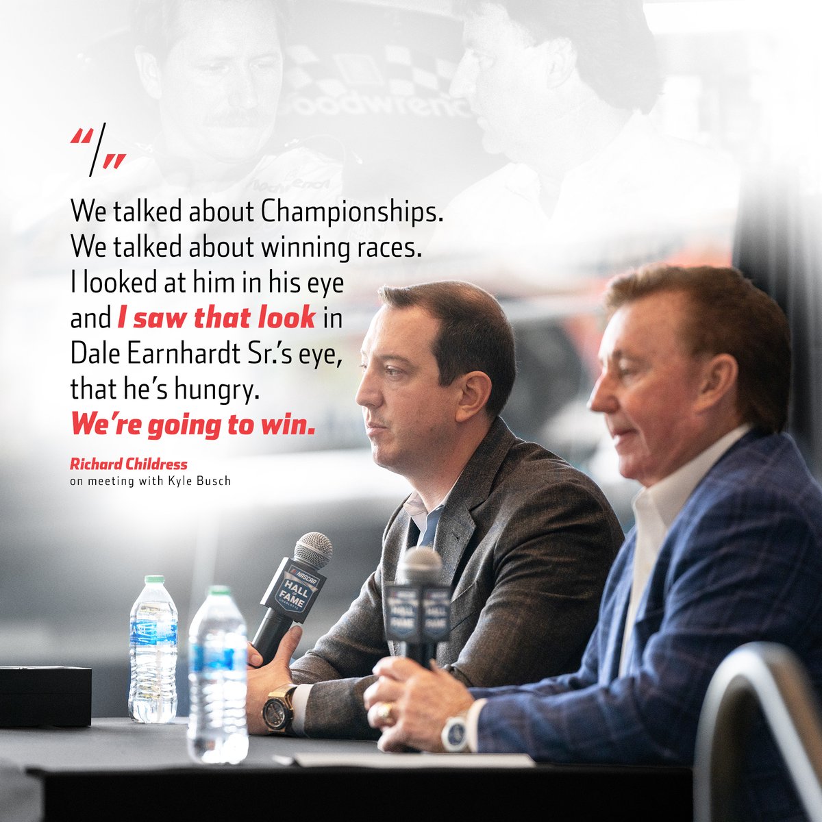 NASCAR's tweet photo. RC knows the look of a Champion. https://t.co/Idm7ySZUSF