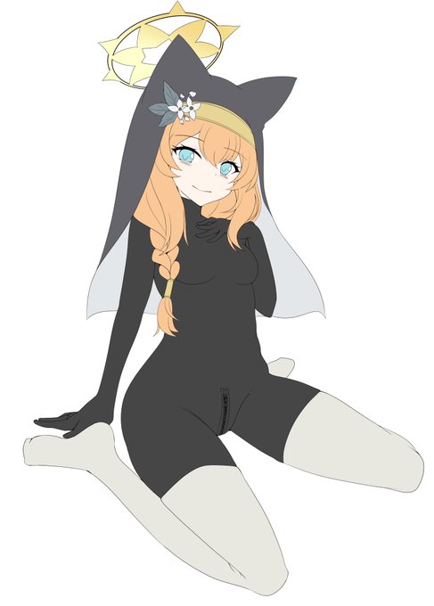 ぴっちりラバーのマリーちゃんのカラーラフです 